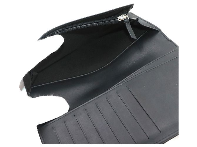 Chanel Bicolore Bi-Fold Long Wallet Black - view 8