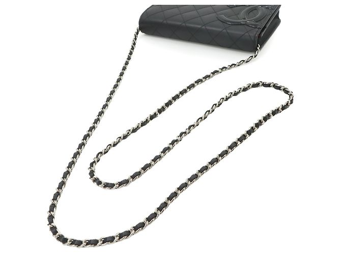 Portafoglio a catena Chanel Cambon Line Nero - vista 6