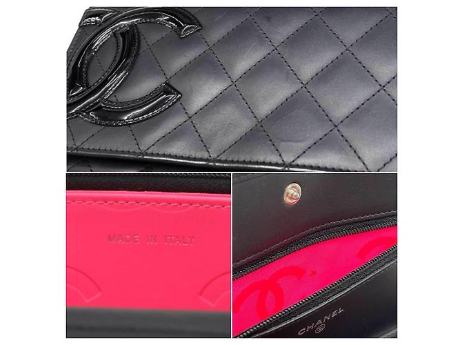 Portafoglio a catena Chanel Cambon Line Nero - vista 9