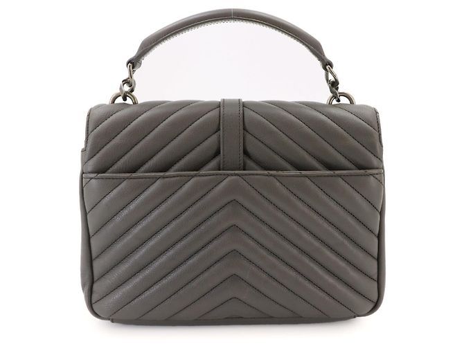 Autre Marque Borsa a mano e a tracolla 2-way Saint Laurent College con catena Marrone - vista 2