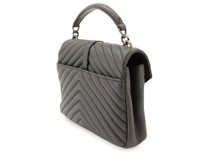 Autre Marque Borsa a mano e a tracolla 2-way Saint Laurent College con catena Marrone - vista 3