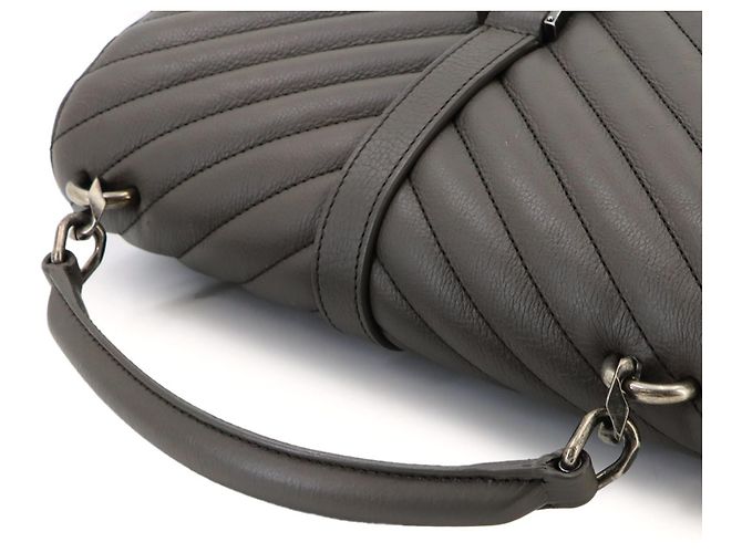 Autre Marque Borsa a mano e a tracolla 2-way Saint Laurent College con catena Marrone - vista 5
