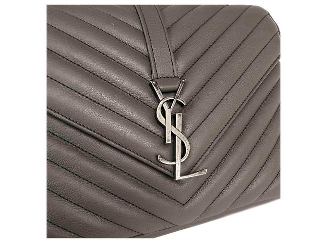 Autre Marque Borsa a mano e a tracolla 2-way Saint Laurent College con catena Marrone - vista 8