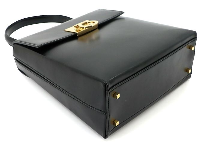 Borsa 2-Way Salvatore Ferragamo Gancini Nero - vista 5