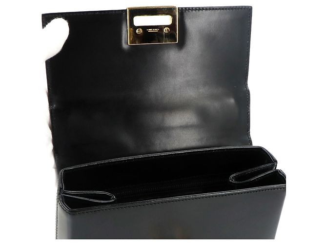 Borsa 2-Way Salvatore Ferragamo Gancini Nero - vista 7