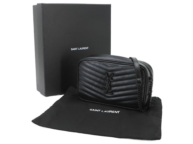 Autre Marque Borsa a tracolla Lou Chain Saint Laurent Nero - vista 2
