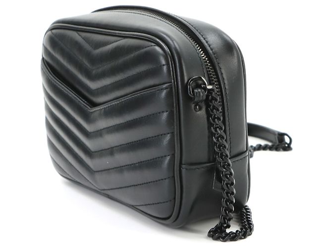 Autre Marque Borsa a tracolla Lou Chain Saint Laurent Nero - vista 4