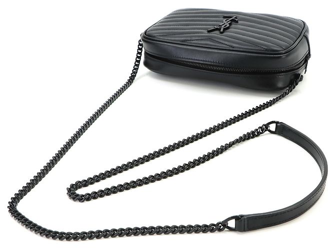 Autre Marque Borsa a tracolla Lou Chain Saint Laurent Nero - vista 6