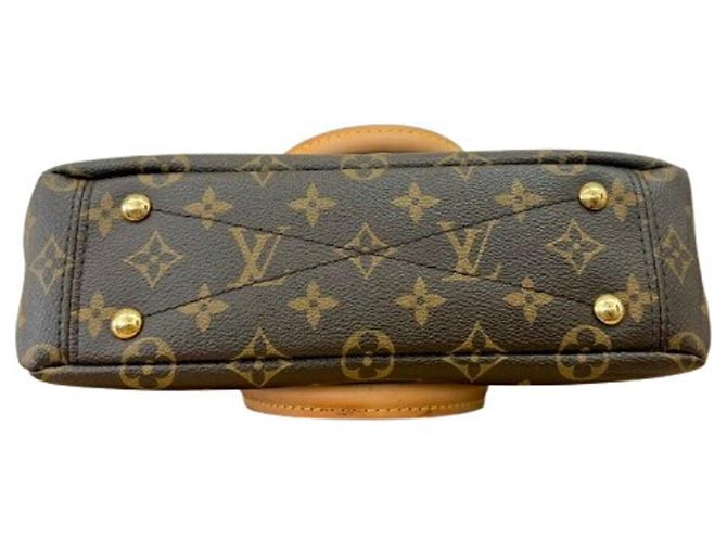 Borsa a mano Louis Vuitton Monogram Pallas BB M41241 in pelle Marrone Rosso - vista 5