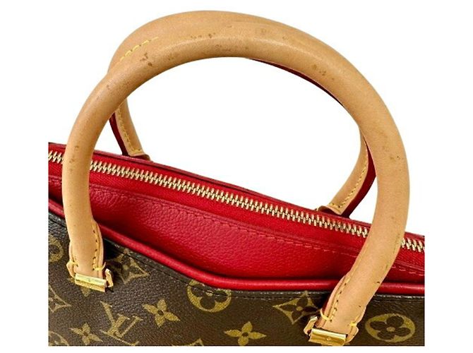 Borsa a mano Louis Vuitton Monogram Pallas BB M41241 in pelle Marrone Rosso - vista 7