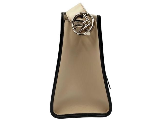 Borsa Fendi Runaway in Beige - vista 4