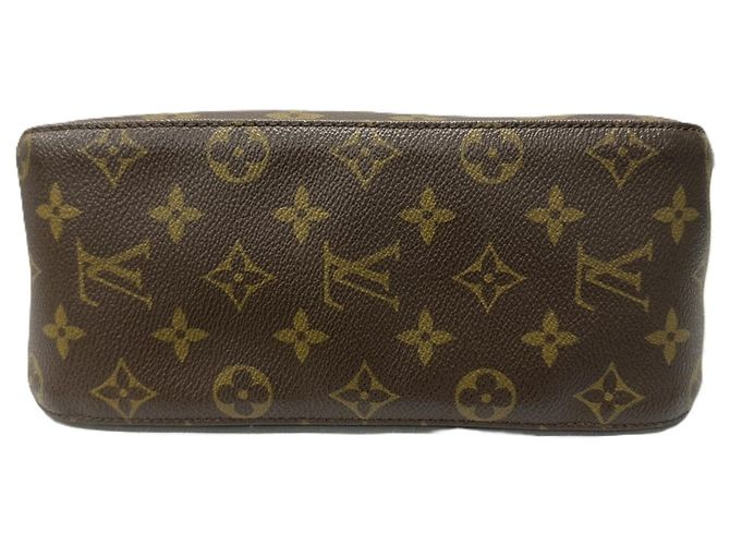 Borsa a tracolla Louis Vuitton Monogram Looping MM Marrone - vista 5