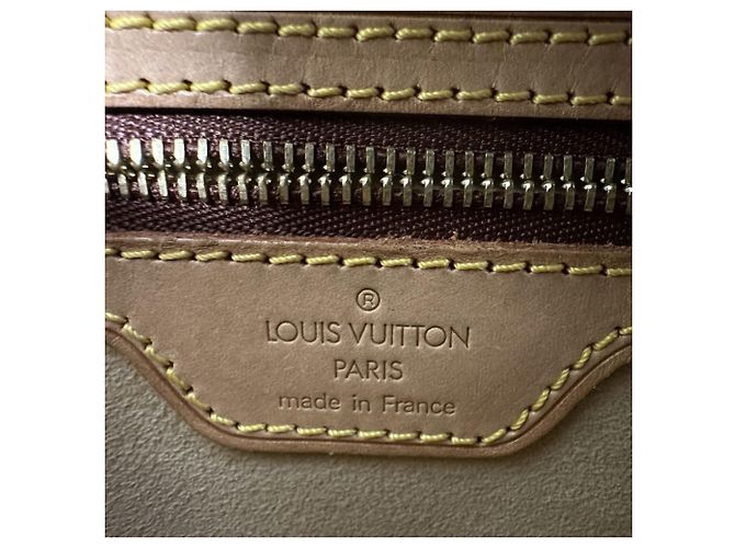 Borsa a tracolla Louis Vuitton Monogram Looping MM Marrone - vista 9
