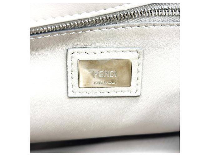 Fendi Peekaboo Ombre Leather Regular Beige - vista 6