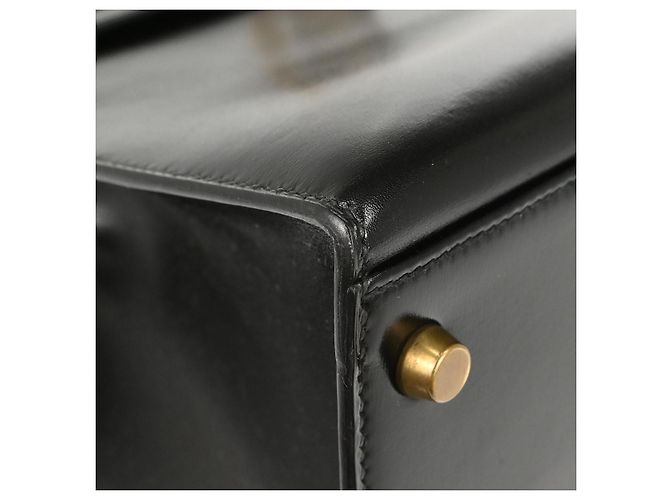 Hermès Hermes Kelly Black Box Calf with Gold Hardware 32 Nero - vista 7