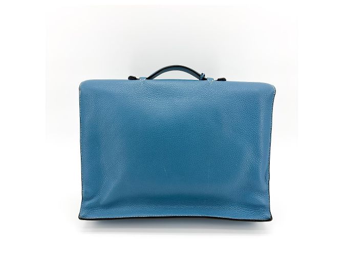 Hermès Sac à Dépêches Togo 38 Blau - Ansicht 2