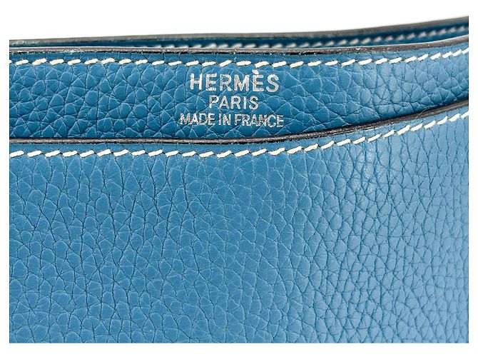 Hermès Sac à Dépêches Togo 38 Blau - Ansicht 6