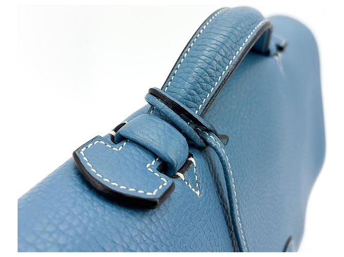 Hermès Sac à Dépêches Togo 38 Blau - Ansicht 7