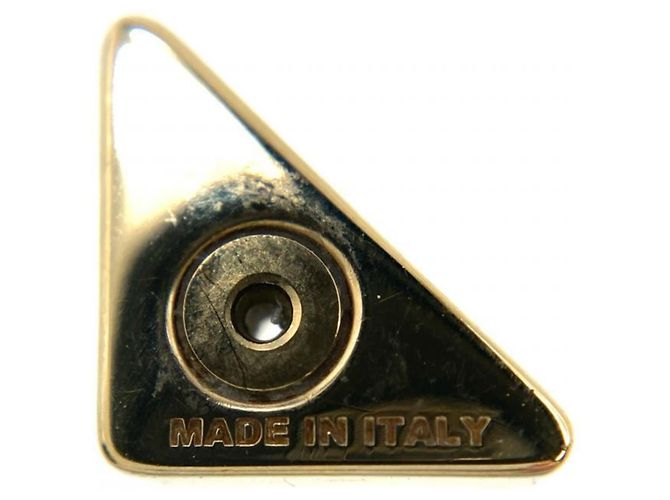Prada Logo Emaille Metall-Stecker Ohrringe - Ansicht 7