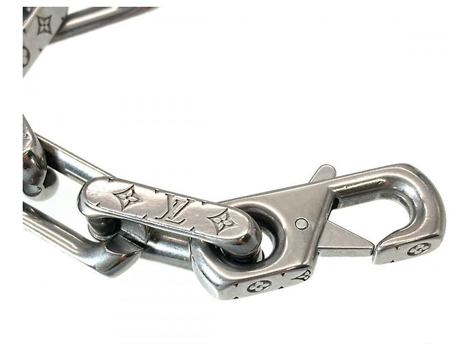 Louis Vuitton Monogram Chain Bracelet Silvery - view 4