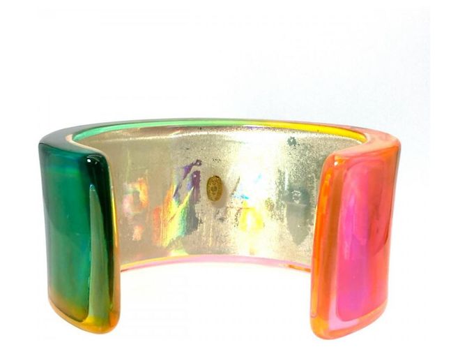 Brazalete Arcoíris Chanel Multicolor - vista 3