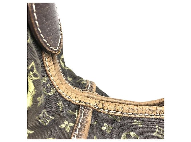 Louis Vuitton Monogram Mini Lin Manon MM Schultertasche Braun - Ansicht 11