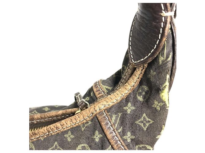 Louis Vuitton Monogram Mini Lin Manon MM Schultertasche Braun - Ansicht 12