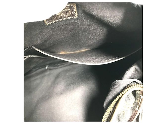 Louis Vuitton Monogram Mini Lin Manon MM Schultertasche Braun - Ansicht 14