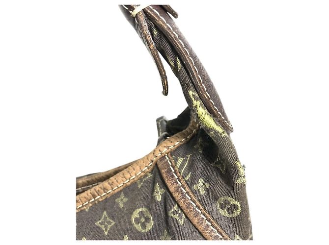 Louis Vuitton Monogram Mini Lin Manon MM Schultertasche Braun - Ansicht 6