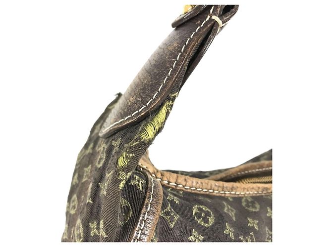 Louis Vuitton Monogram Mini Lin Manon MM Schultertasche Braun - Ansicht 7