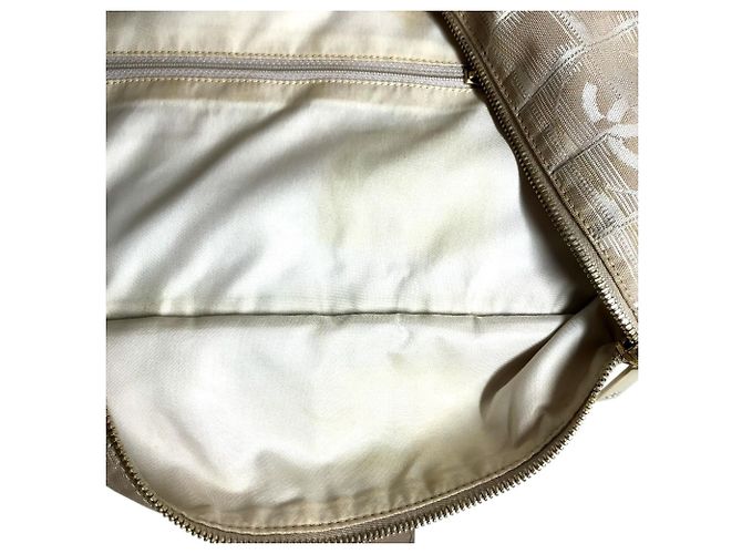 Borsa Tote Chanel New Travel Line Beige - vista 13