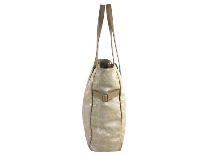 Borsa Tote Chanel New Travel Line Beige - vista 3