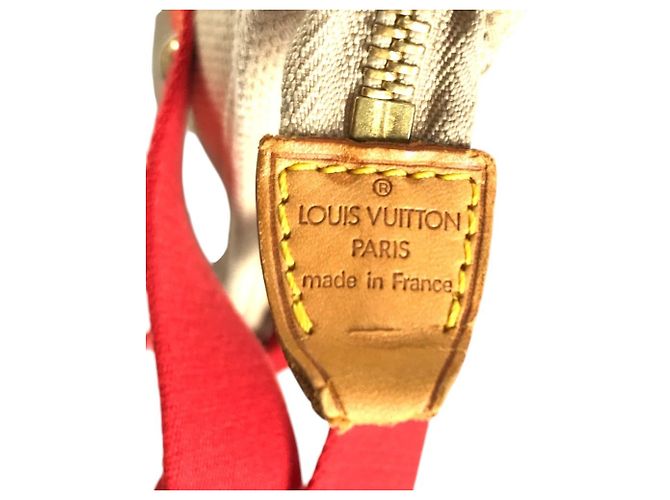 Borsa Tote Louis Vuitton Antigua Cabas MM Rosso Beige - vista 14