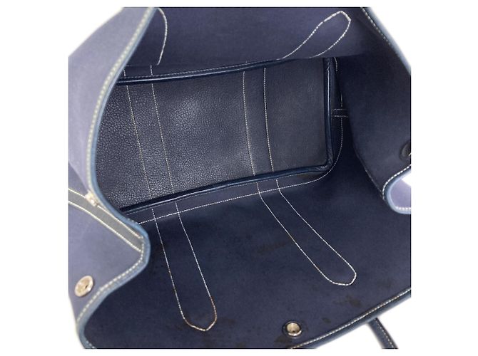 Hermès Hermes Garden Party PM Tote Bag Marineblau - Ansicht 5