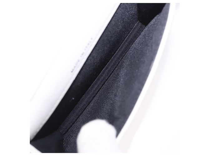 Ceinture Porte-monnaie à rabat Chanel 19 en agneau matelassé Blanc - vue 5