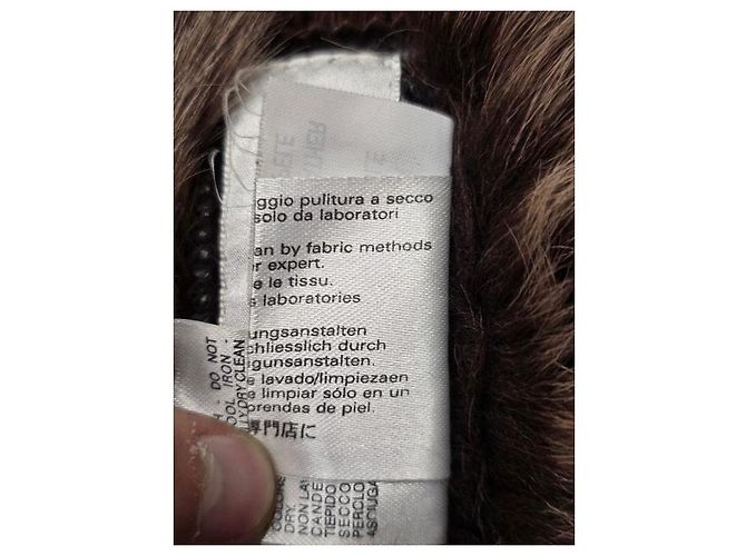 Cappotto in shearling marrone Max Mara - S usato - vista 6