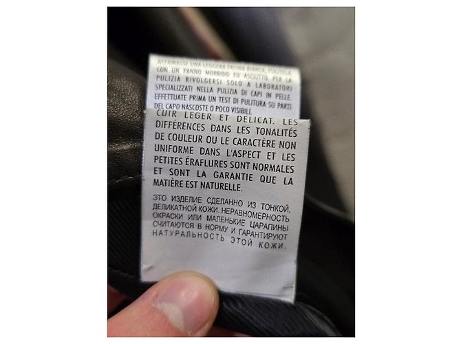 Gucci Gürteljacket aus schwarzem Leder - IT 40 / S gebraucht - Ansicht 6