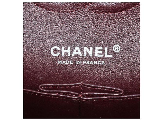 Borsa Chanel Medium Classic Double Flap in pelle caviar matelassé nera Nero - vista 6