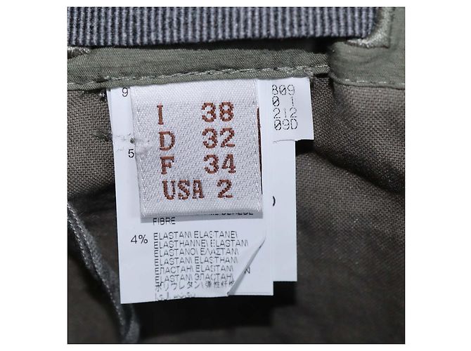 Bermudas Cargo con Cinturón de Mezcla de Algodón Gris Brunello Cucinelli - vista 6