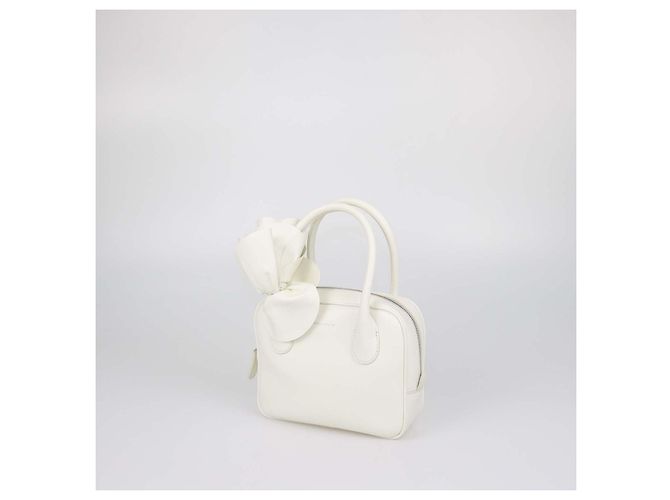 Borsa quadrata Brigitte in pelle Off White Magda Butrym Bianco - vista 2