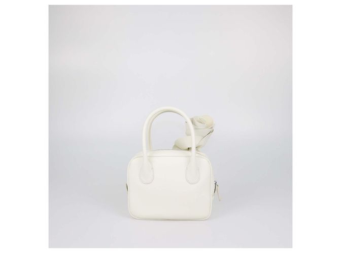Borsa quadrata Brigitte in pelle Off White Magda Butrym Bianco - vista 3