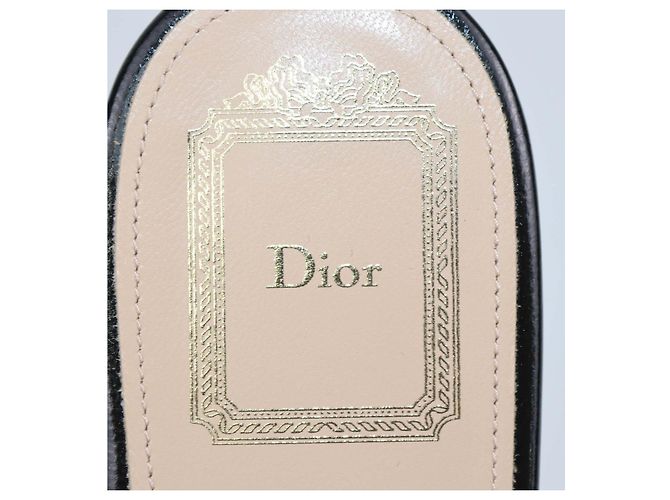 Christian Dior White/Black Embroidered Fabric J'Adior Slide - Ansicht 7
