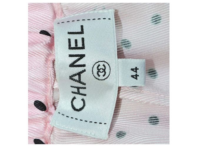 Short Mini de Seda con Lunares Rosa Chanel - vista 5