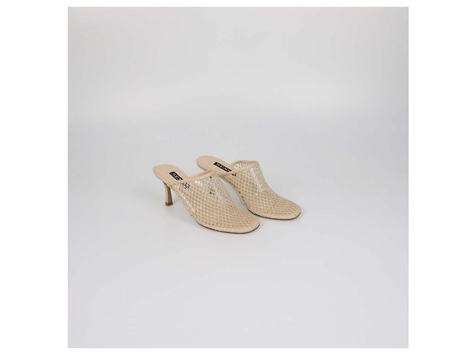Autre Marque Mules Senso Beige Mesh Crystal Pam - vista 2