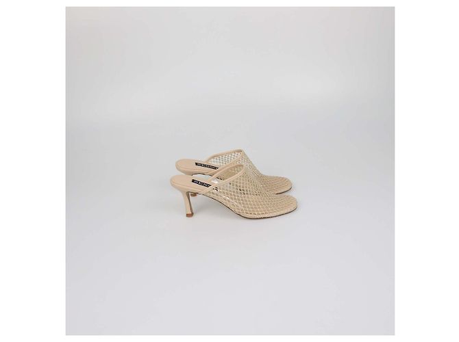 Autre Marque Mules Senso Beige Mesh Crystal Pam - vista 3
