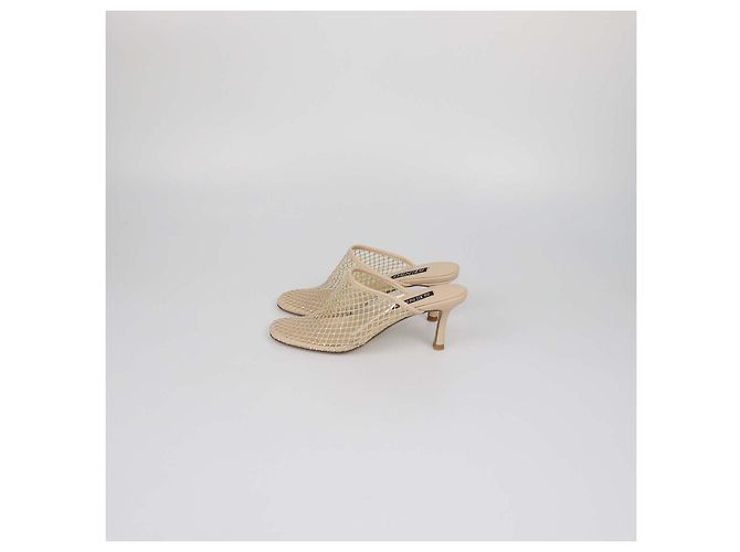 Autre Marque Mules Senso Beige Mesh Crystal Pam - vista 4