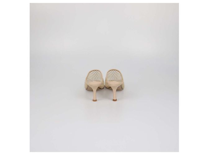 Autre Marque Mules Senso Beige Mesh Crystal Pam - vista 5