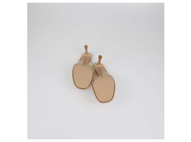Autre Marque Mules Senso Beige Mesh Crystal Pam - vista 6