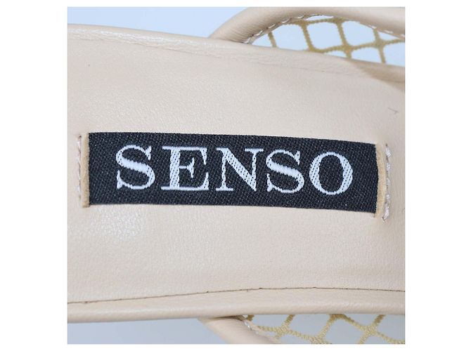 Autre Marque Mules Senso Beige Mesh Crystal Pam - vista 7