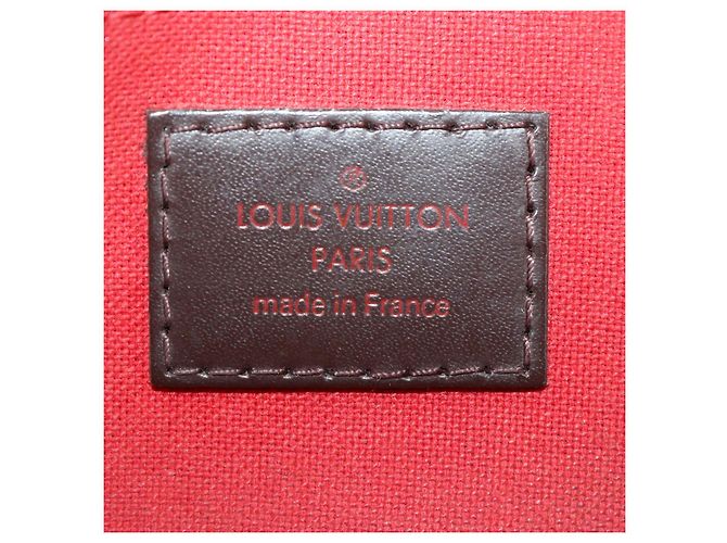 Borsa Louis Vuitton Favorite PM in canvas Damier Ebene Marrone - vista 5